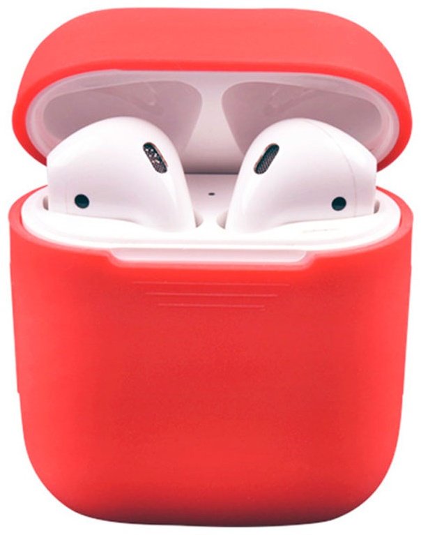 Чехол для Apple AirPods красный