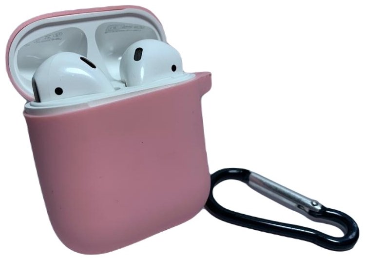 Чехол для Apple AirPods, AirPods 2 розовый