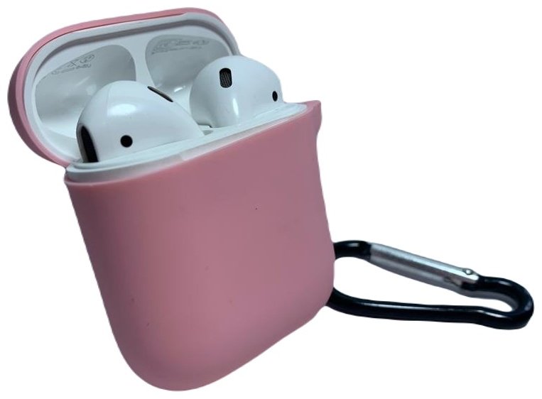 Чехол для Apple AirPods, AirPods 2 розовый