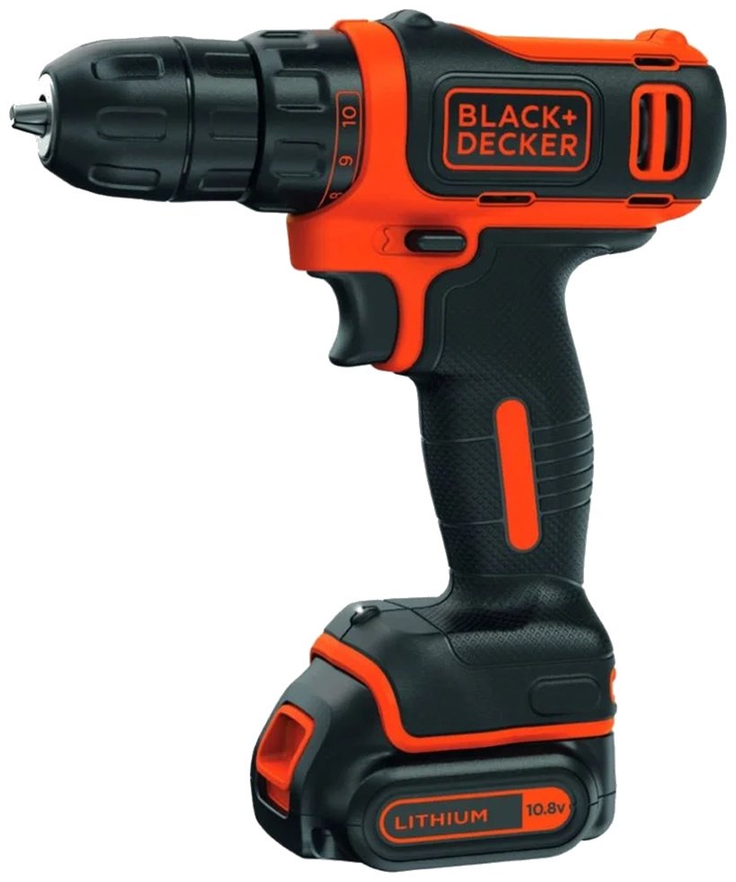 Black &amp; Decker дрель-шуруповерт BDCDD12-QW 10.8 В