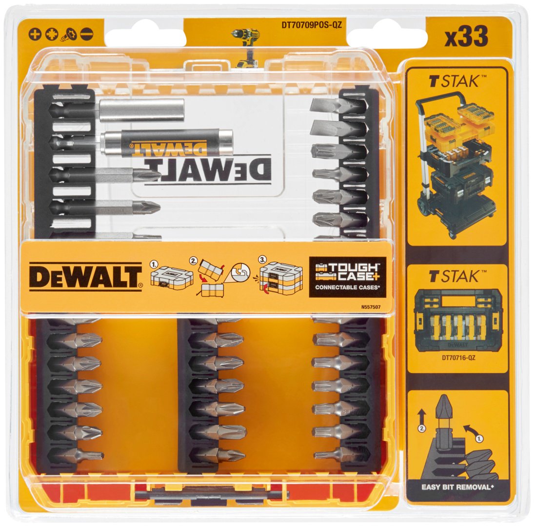 DeWALT набор бит DT70709POS-QZ 33 шт купить,0
