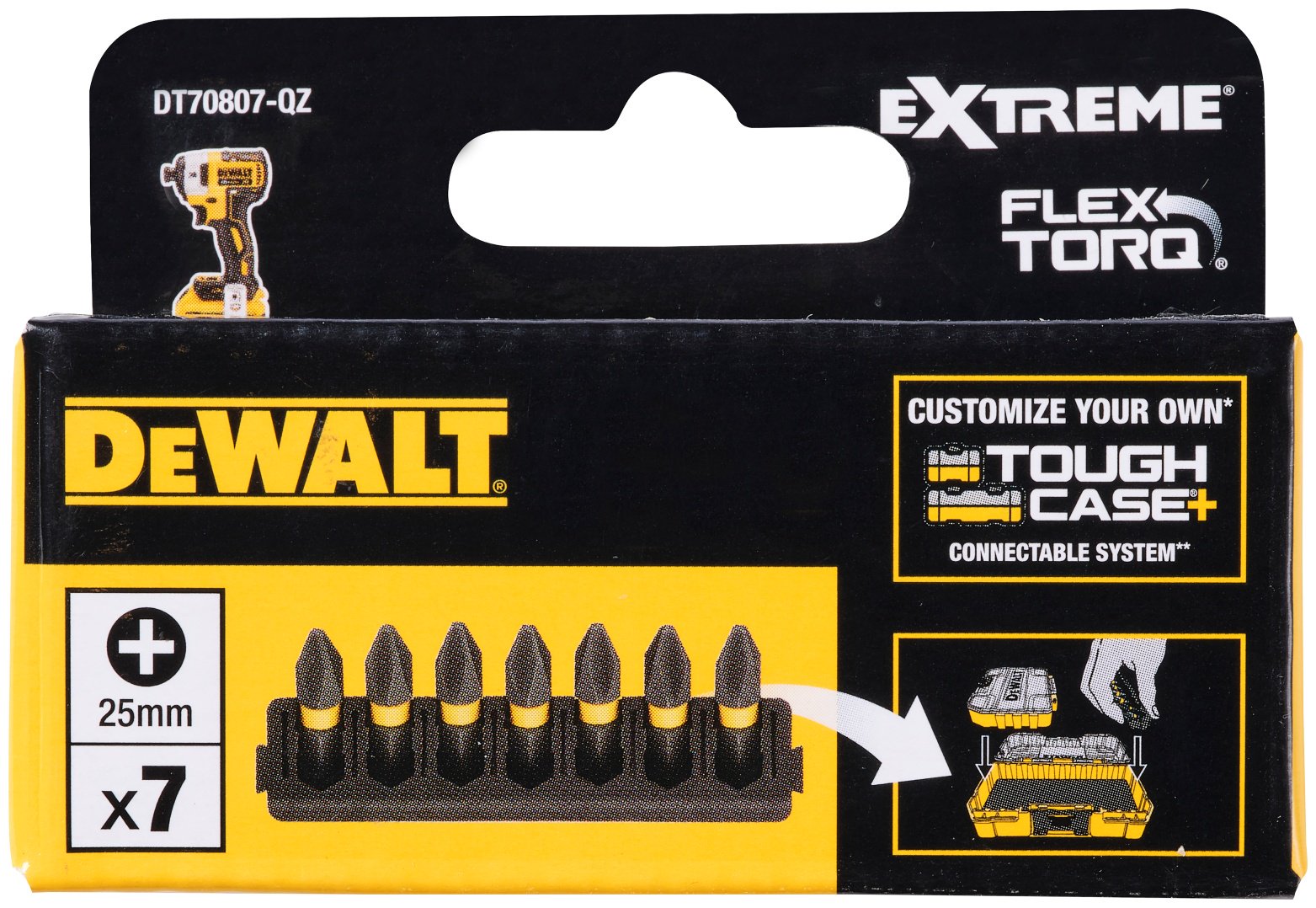 DeWALT набор бит DT70807 7 шт купить,0