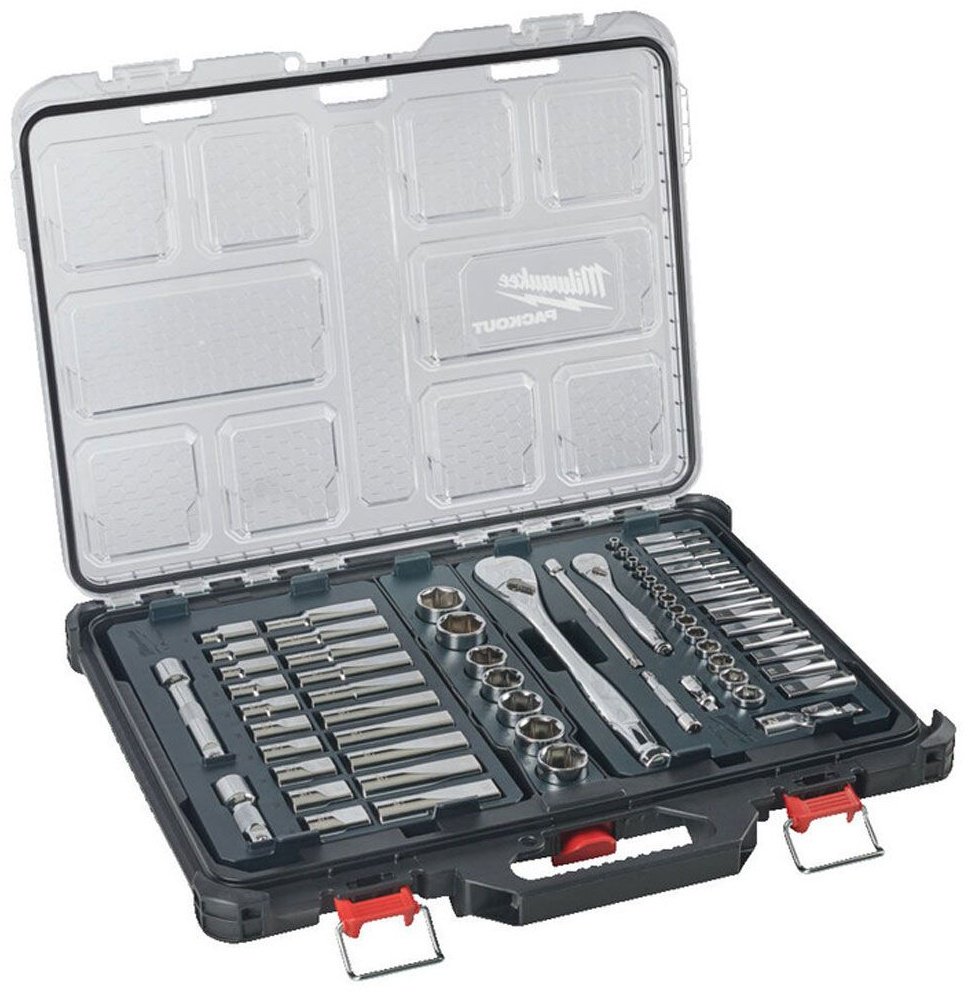 Набор инструментов строительный 63 в 1 Milwaukee Ratchet/Socket Set 4932493661 купить,NaN