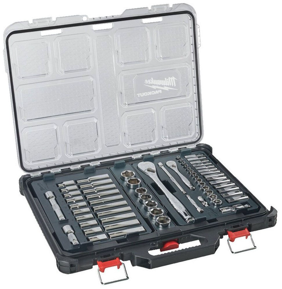 Набор инструментов строительный 63 в 1 Milwaukee Ratchet/Socket Set 4932493661 купить,NaN