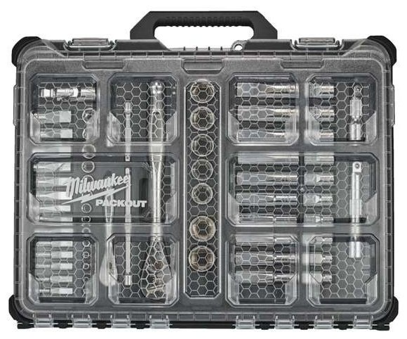 Набор инструментов строительный 63 в 1 Milwaukee Ratchet/Socket Set 4932493661 купить,NaN
