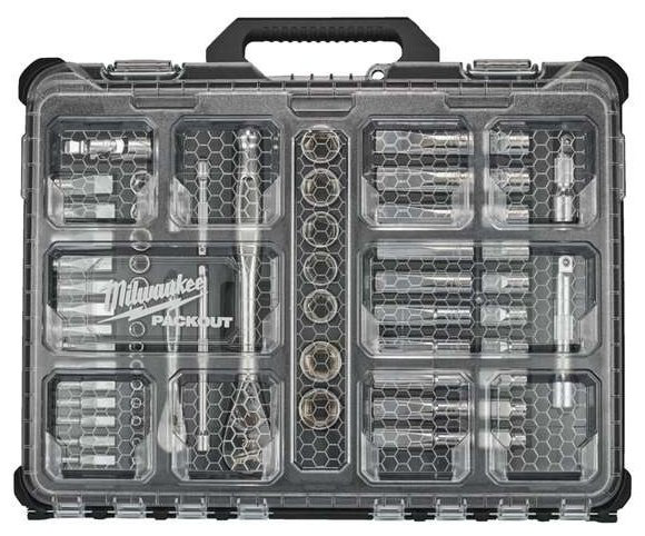 Набор инструментов строительный 63 в 1 Milwaukee Ratchet/Socket Set 4932493661 купить,NaN