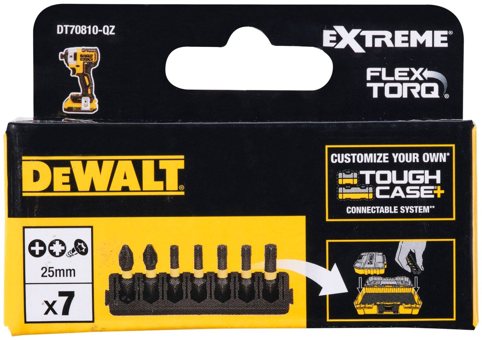 DeWALT набор бит DT70810 7 шт купить,0