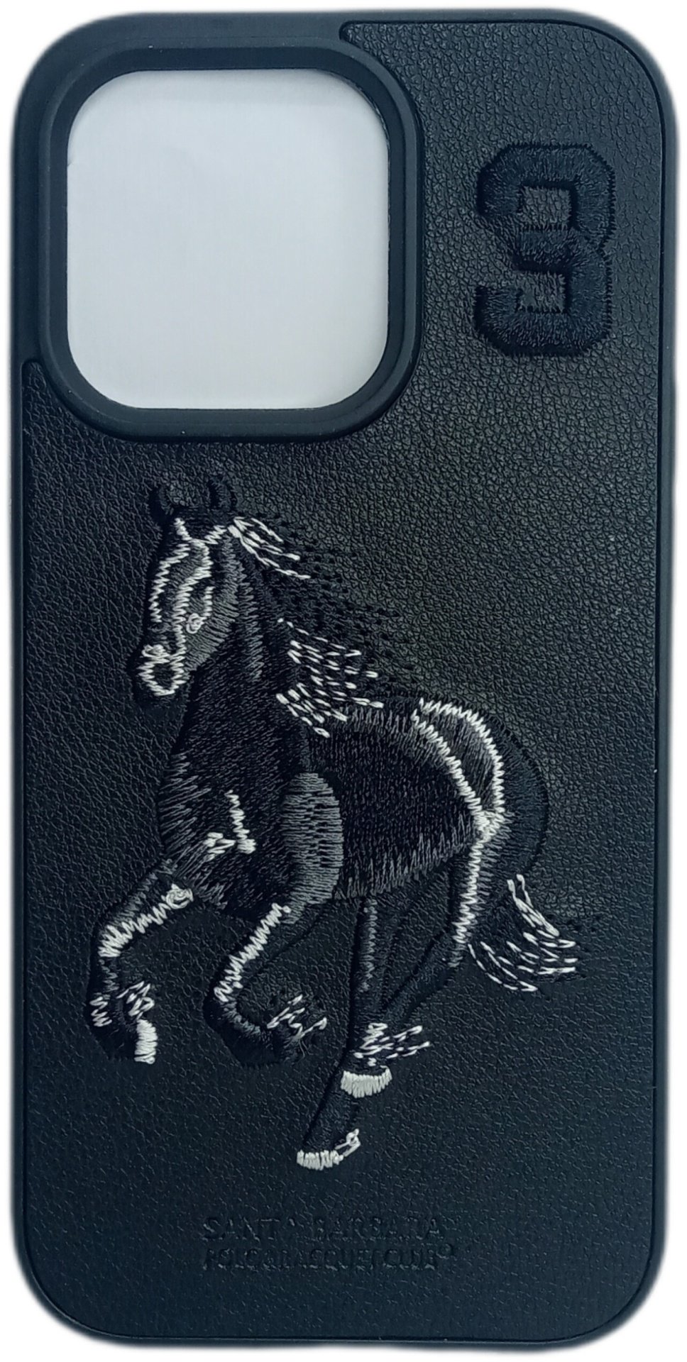 Чехол Santa Barbara Polo & Racquet Club для Apple iPhone 15 Pro черный купить,440
