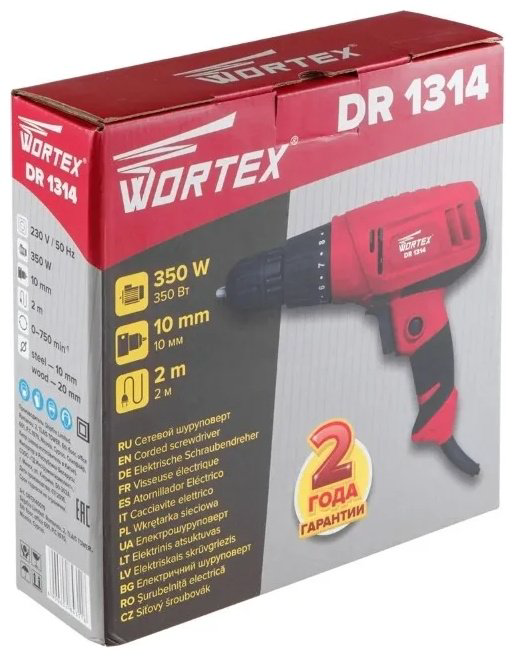 WORTEX дрель-шуруповерт DR 1023-1 0334331 купить,NaN