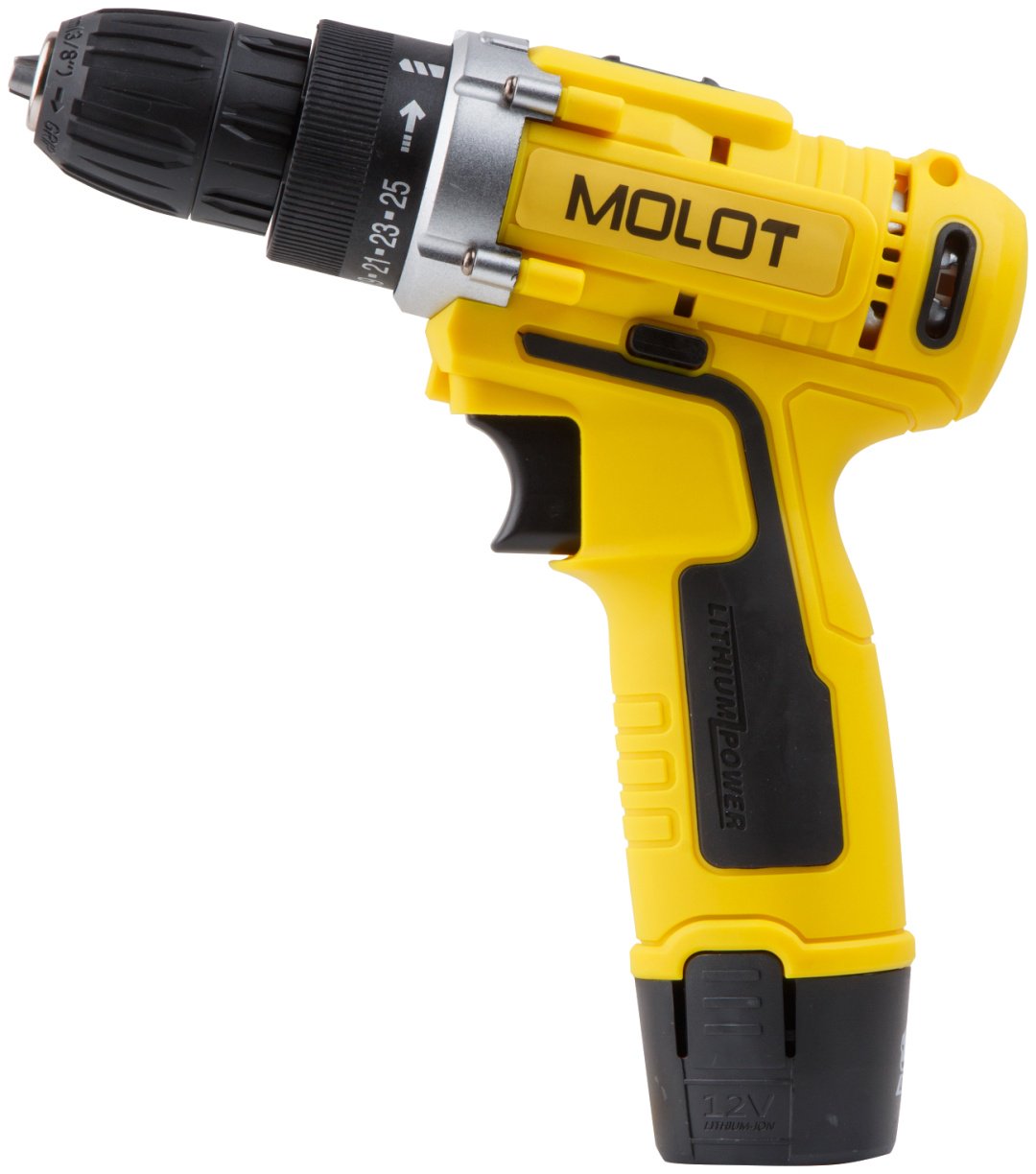 MOLOT дрель-шуруповерт MBD 1213-1 Li (MBD12131Li0029) 12 В купить,0