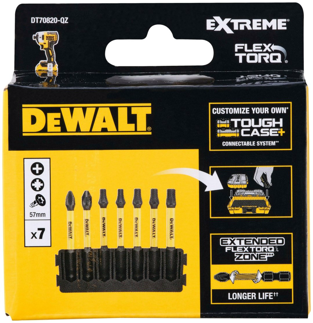 DeWALT набор бит DT70820-QZ 7 шт купить,NaN