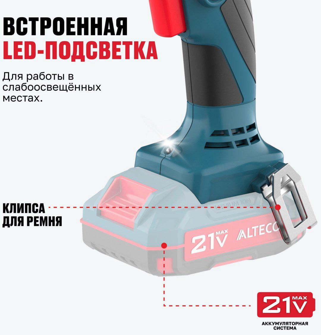 Ленточный шуруповерт ALTECO CBS 21-55 купить,65000