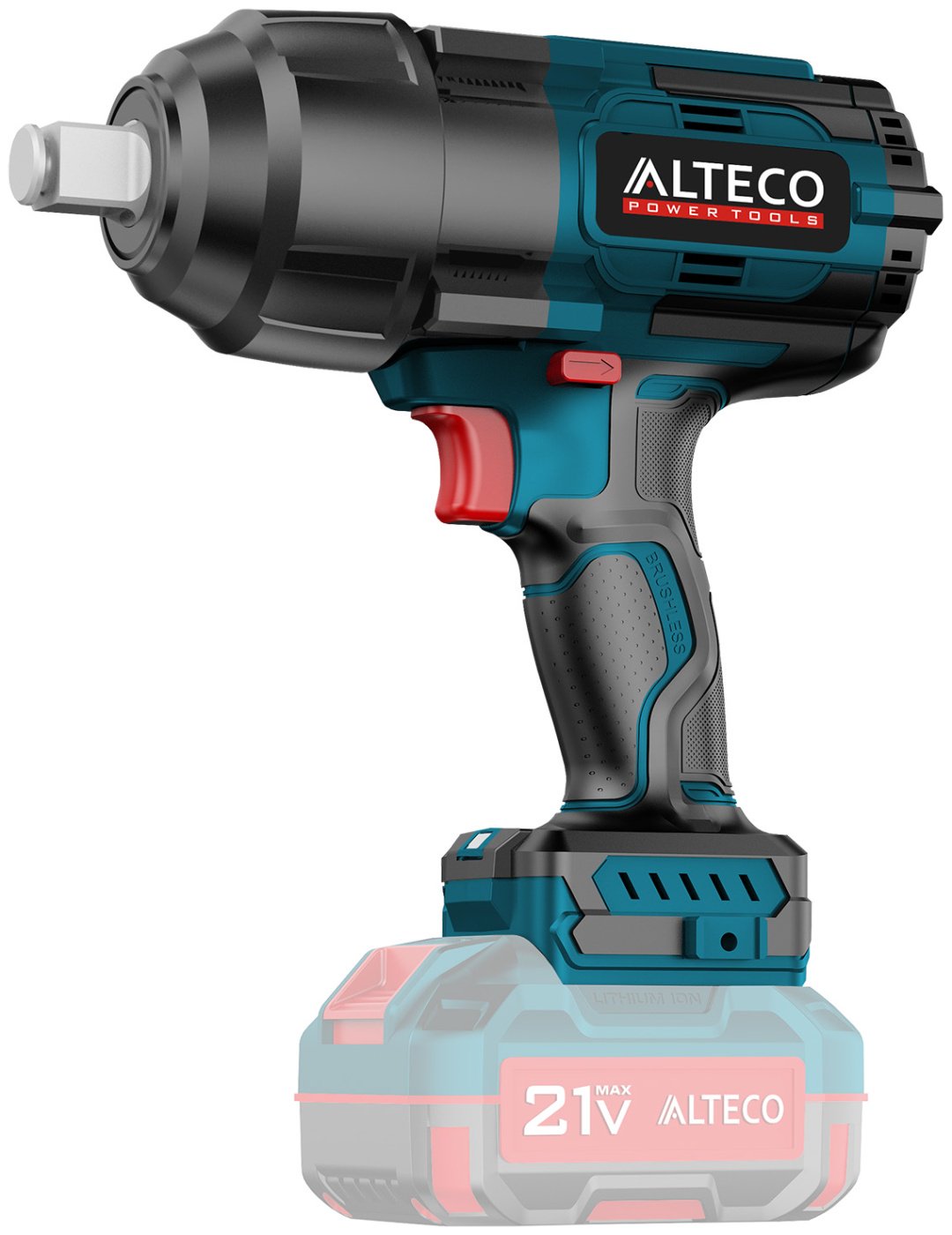 Бесщеточный аккумуляторный ударный гайковерт ALTECO CIW 21-1200 Li BL Solo 21 В без АКБ И ЗУ