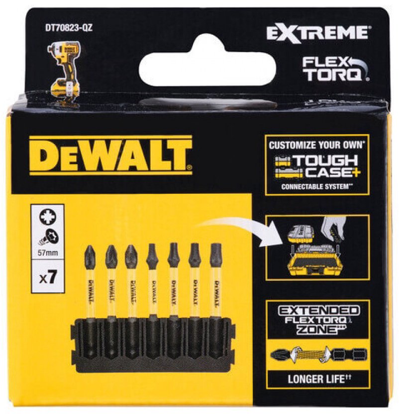 DeWALT набор бит FLEXTORQ DT70823-QZ 8 шт купить,0