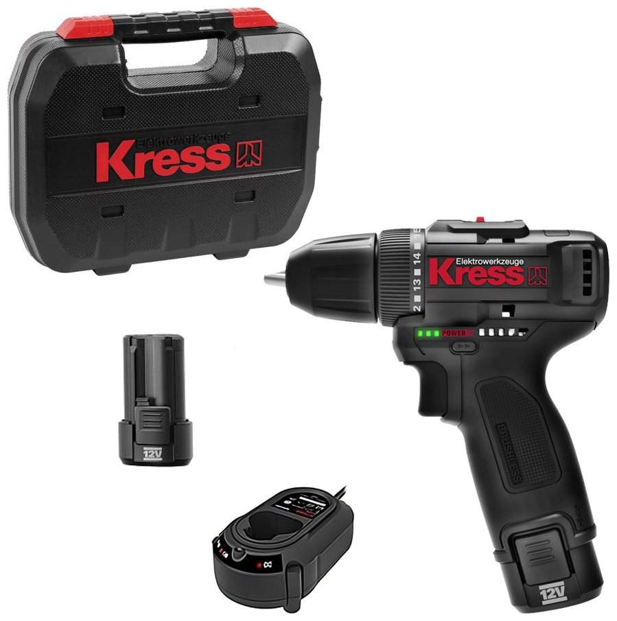 Kress дрель-шуруповерт KU202.1 12 В купить,NaN