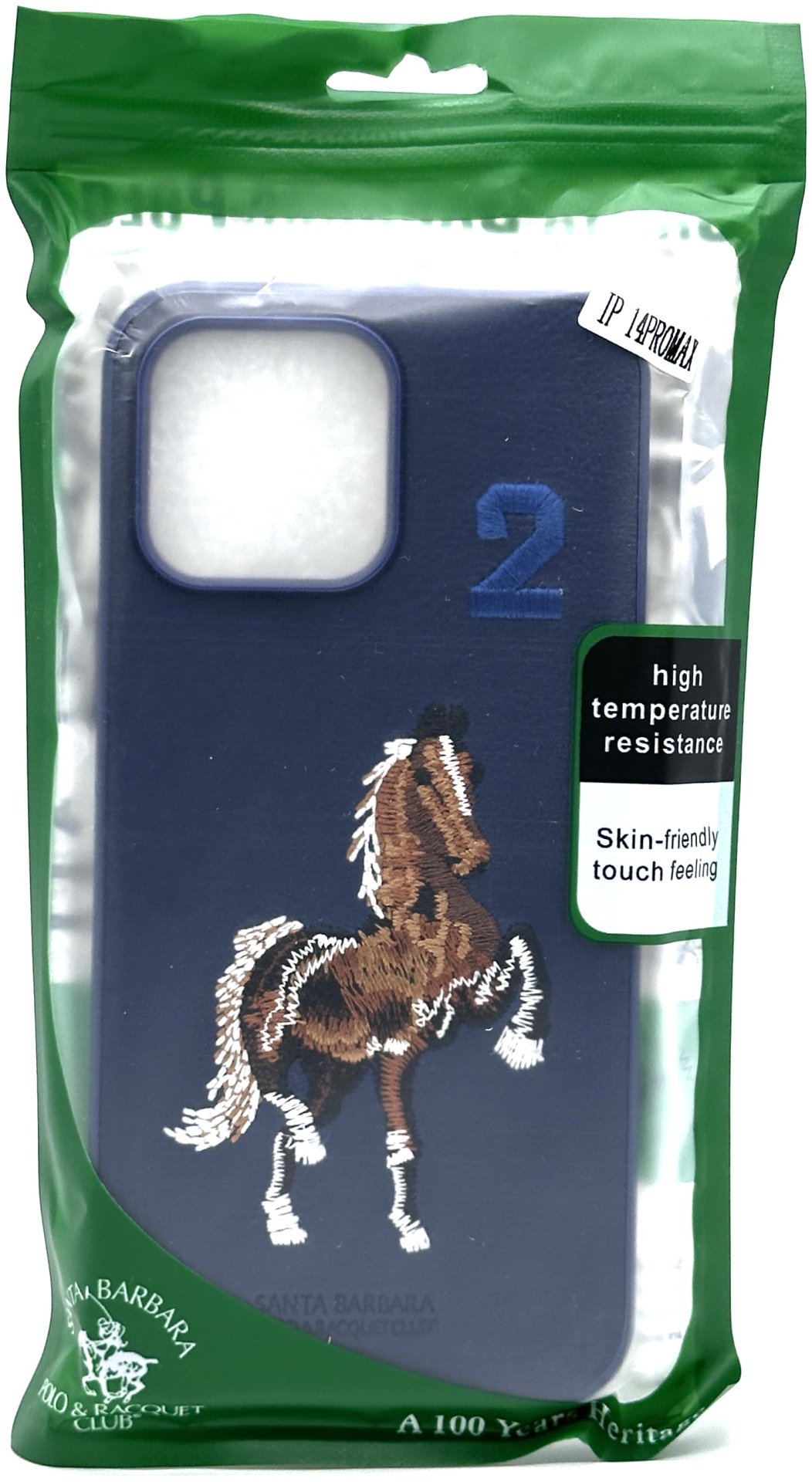 Чехол Santa Barbara Polo & Racquet Club для Apple iPhone 14 Pro Max синий купить,698