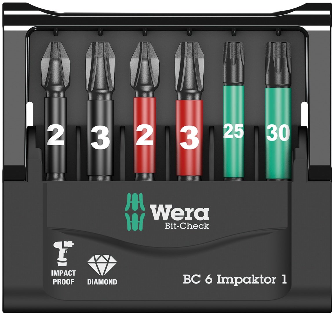 Wera набор бит 05057695001 6 шт