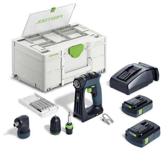 Festool дрель-шуруповерт CXS 18 C 3,0-SET
