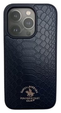 Чехол Santa Barbara Polo & Racquet Club для Apple iPhone 14 Pro синий купить,2349