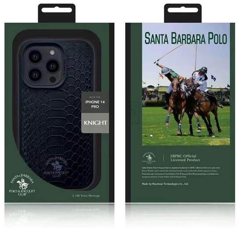 Чехол Santa Barbara Polo & Racquet Club для Apple iPhone 14 Pro черный - ForteMarket Чехол Santa Barbara Polo & Racquet Club для Apple iPhone 14 Pro черный купить,1218