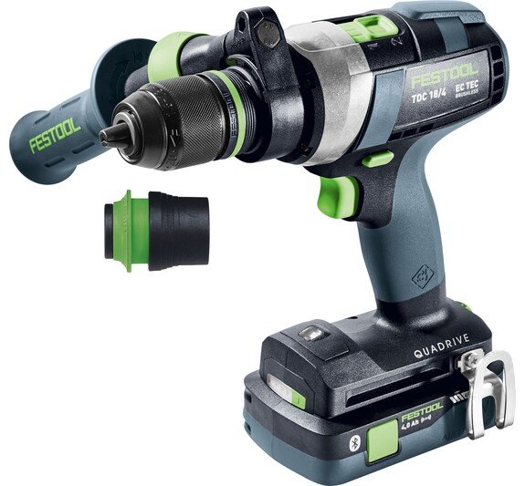 Festool дрель-шуруповерт QUADRIVE TDC 18/4 5,0/4,0 I-PLUS купить,0