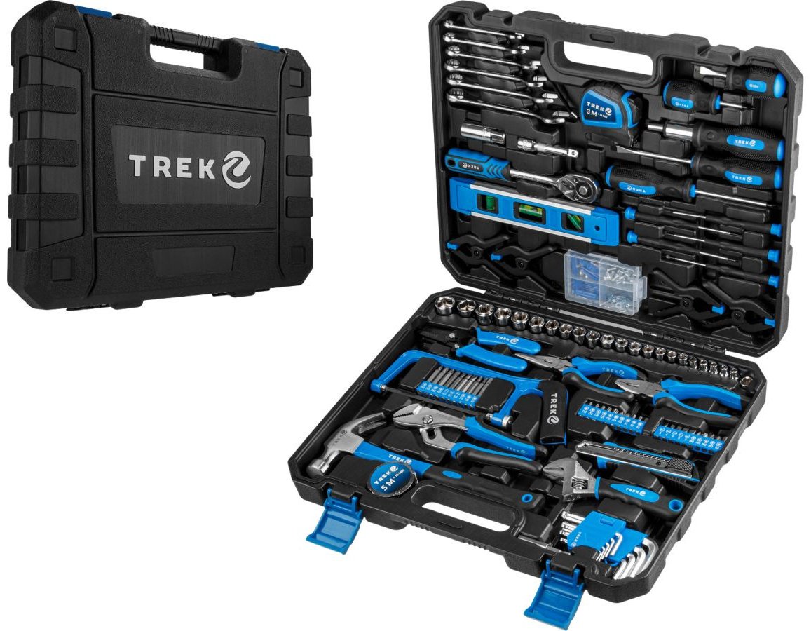 Набор инструментов и оснастки слесарно-монтажный 168 в 1 TREK TR22168