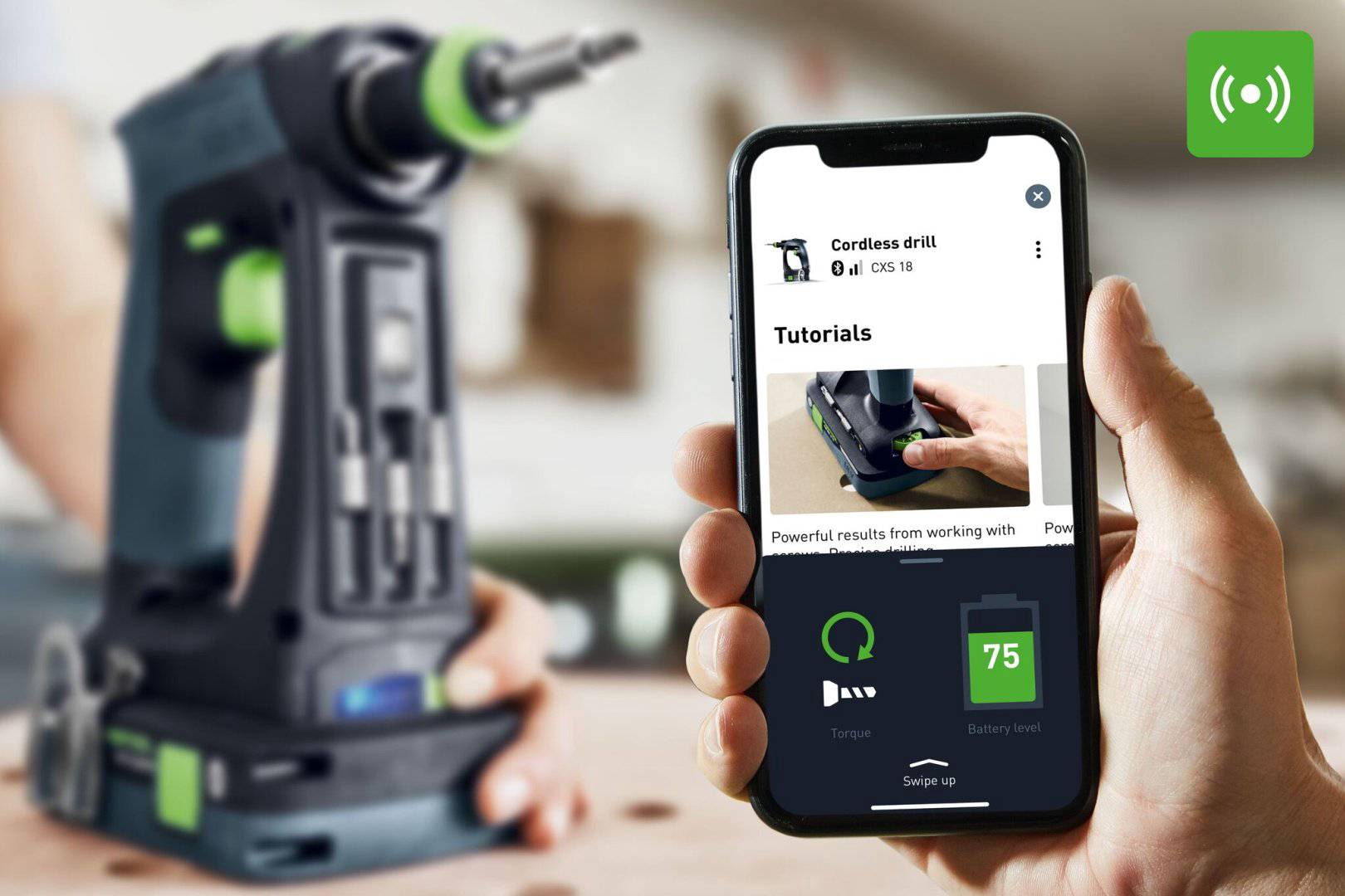 Festool дрель-шуруповерт СXS 18-Plus купить,NaN
