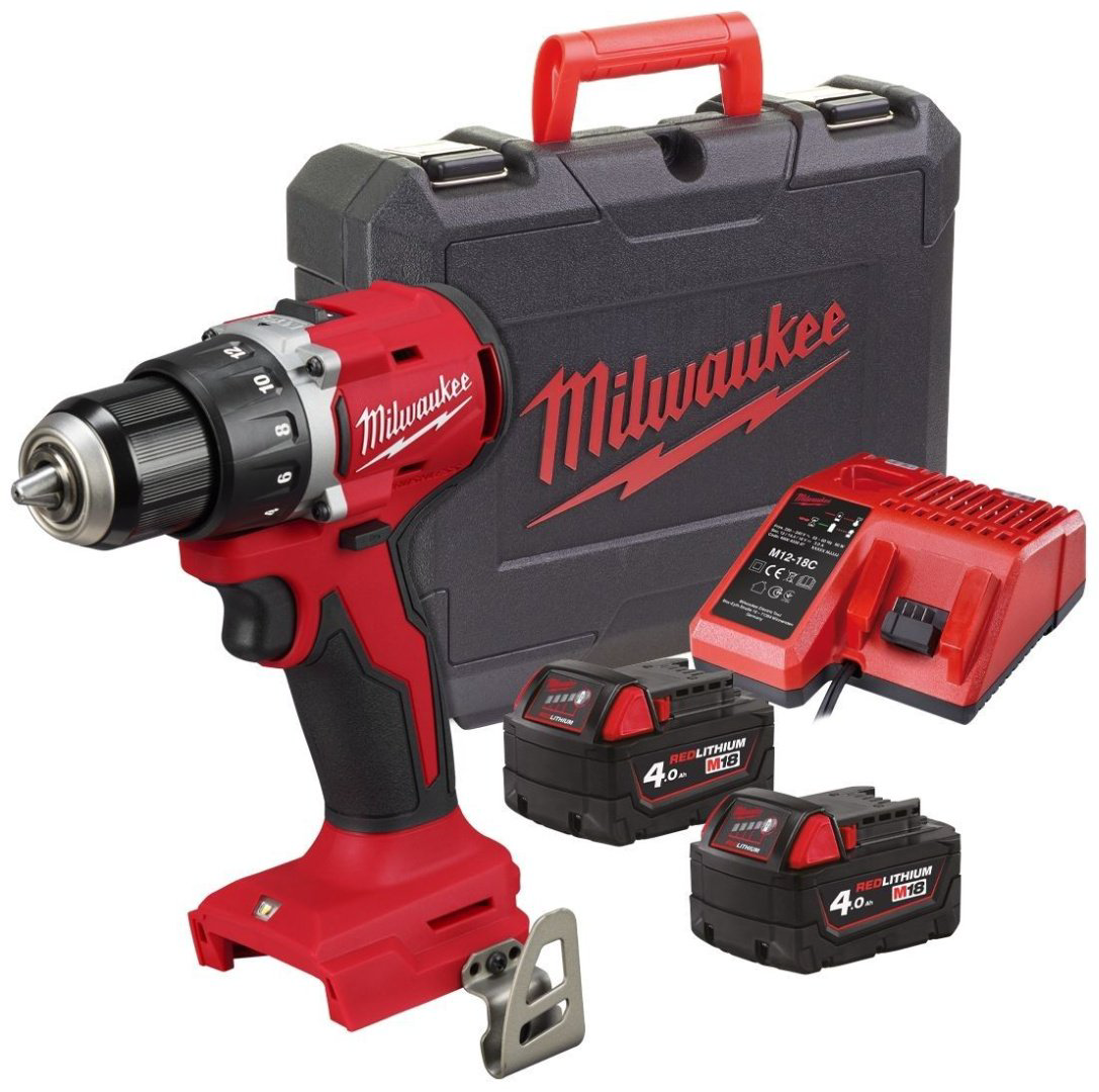 Milwaukee дрель-шуруповерт M18 BLDDRC-402C 4933492834 18 В купить,NaN