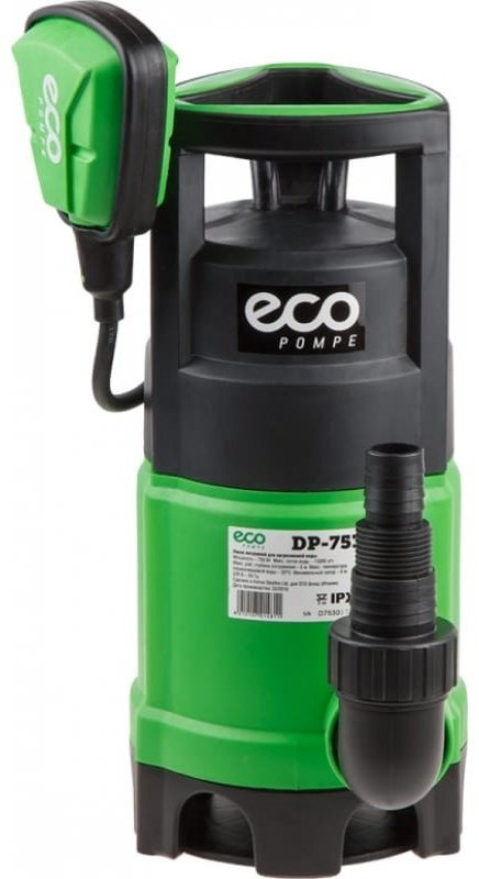 Насос погружной дренажный ECO DP-753 купить,NaN