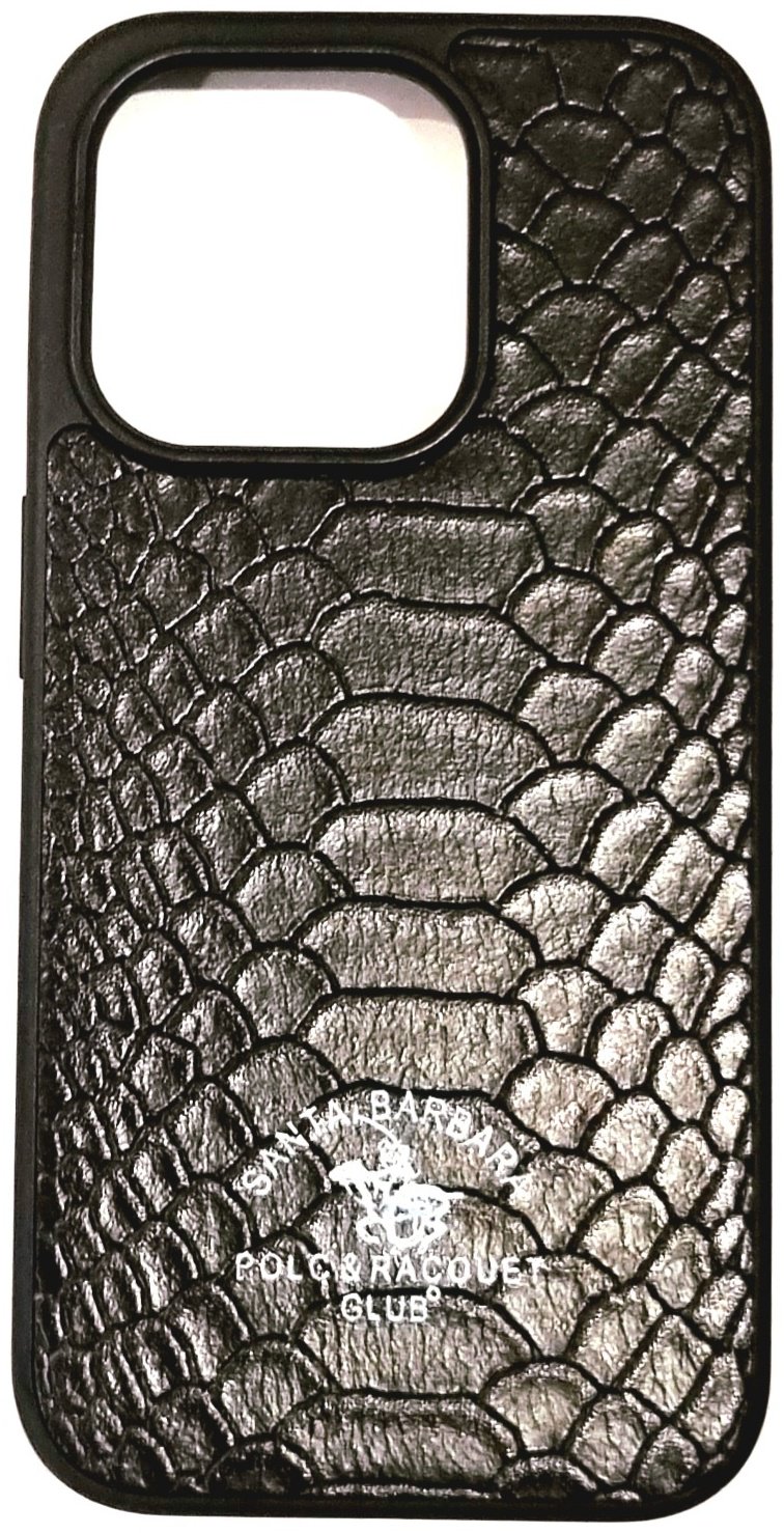 Чехол Santa Barbara Polo & Racquet Club для Apple iPhone 15 Pro Max черный купить,834