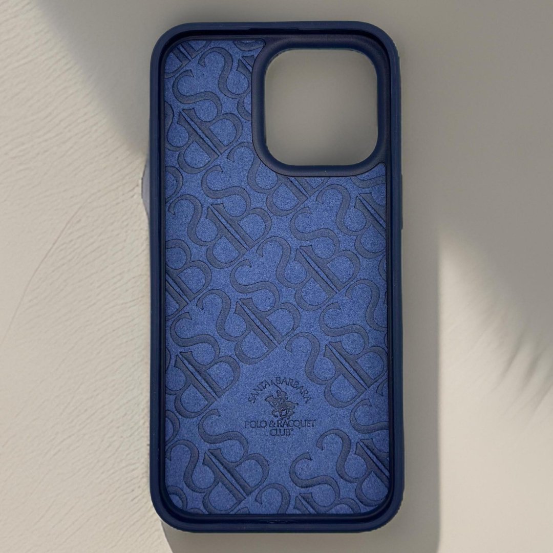 Чехол Santa Barbara Polo & Racquet Club для Apple iPhone 15 Pro синий купить,964