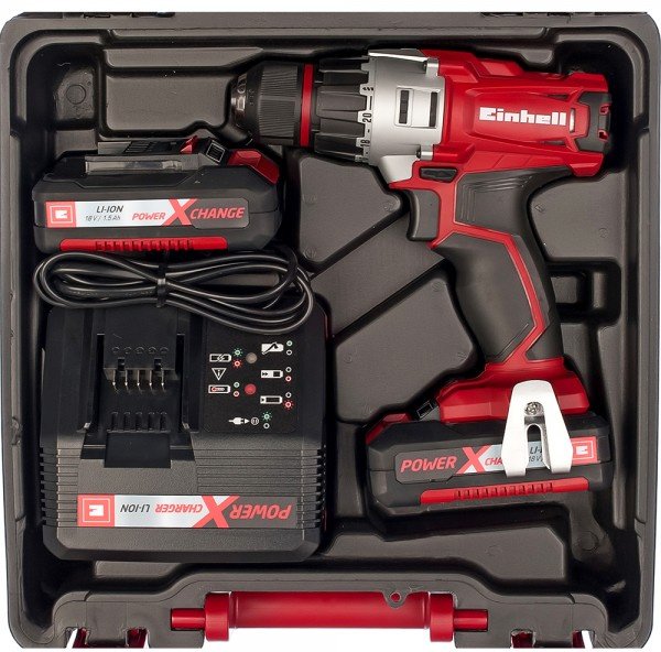 Einhell шуруповерт TE-CD 18/2 Li Kit купить,0