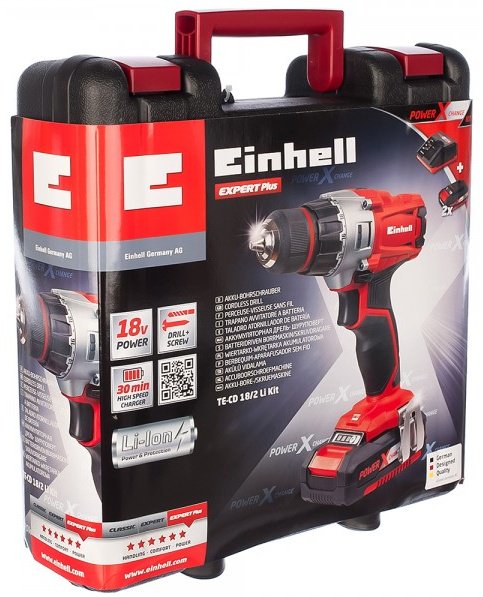 Einhell шуруповерт TE-CD 18/2 Li Kit купить,0