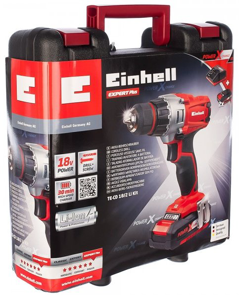 Einhell шуруповерт TE-CD 18/2 Li Kit купить,NaN