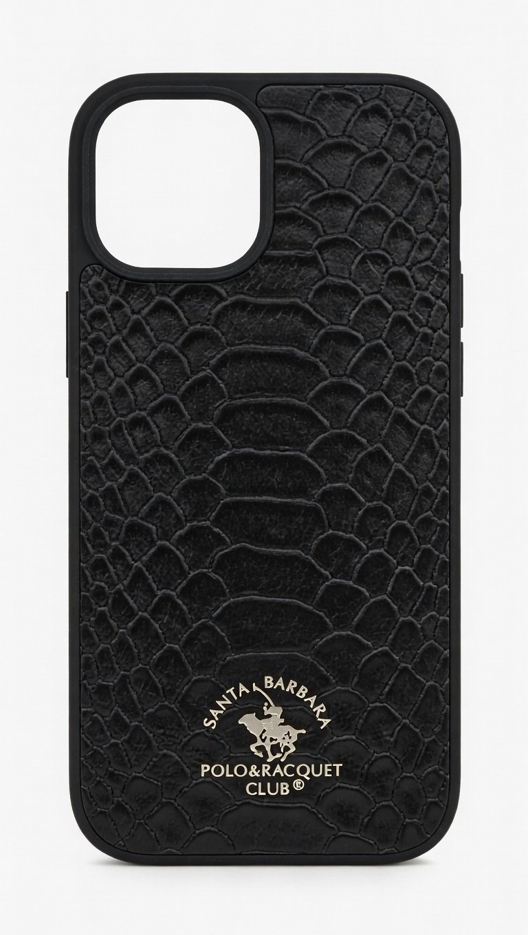 Чехол Santa Barbara Polo & Racquet Club для Apple iPhone 15 Pro черный купить,1599