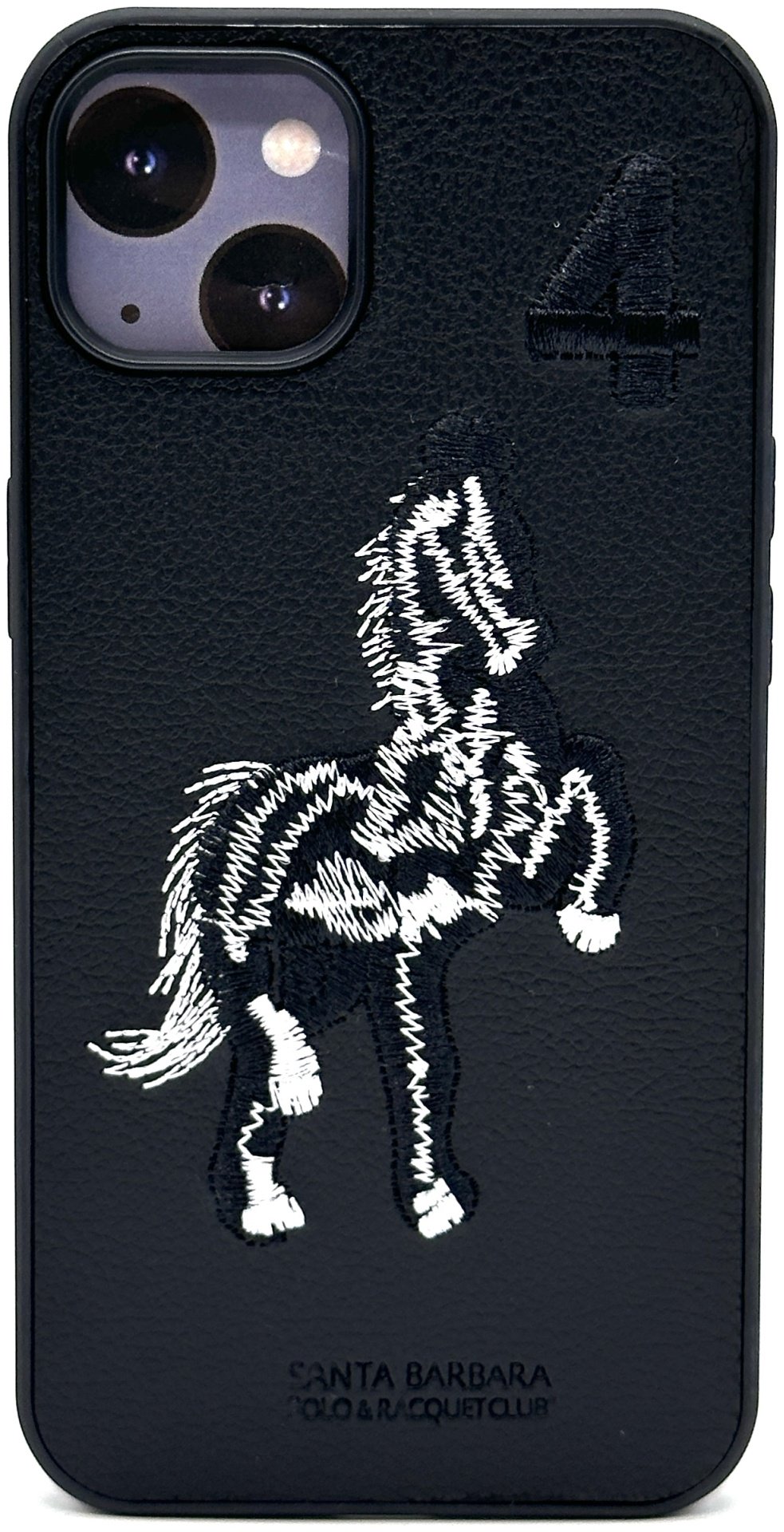 Чехол Santa Barbara Polo & Racquet Club для Apple iPhone 15 черный купить,1993