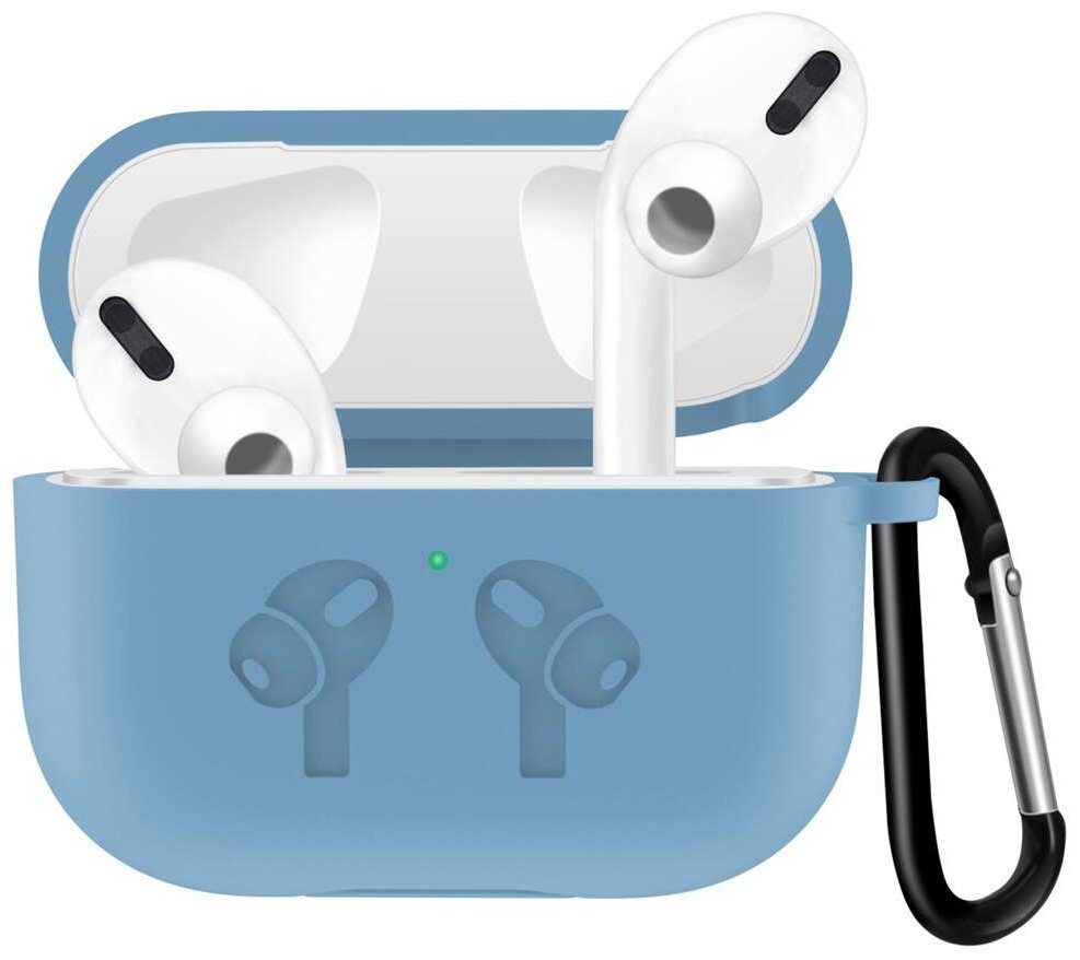 Чехол Silicone Case для Apple AirPods Pro голубой