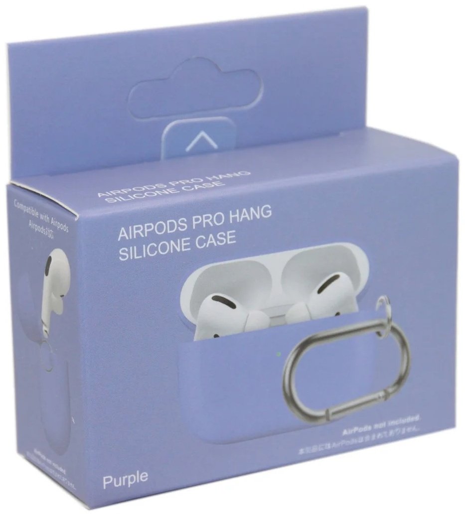 Чехол Silicone Case для Apple AirPods Pro фиолетовый