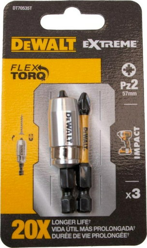 DeWALT набор бит DT70535T 3 шт