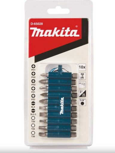 Makita набор бит D-65028 10 шт