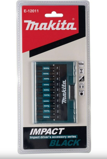 Makita набор бит Impact Black E-12011 10 шт