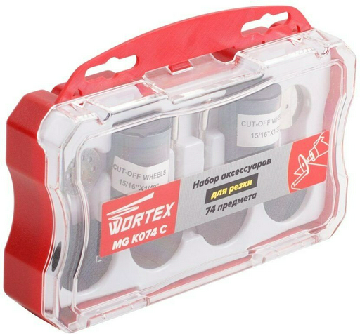Набор строительный 74 в 1 WORTEX MGK074C11711