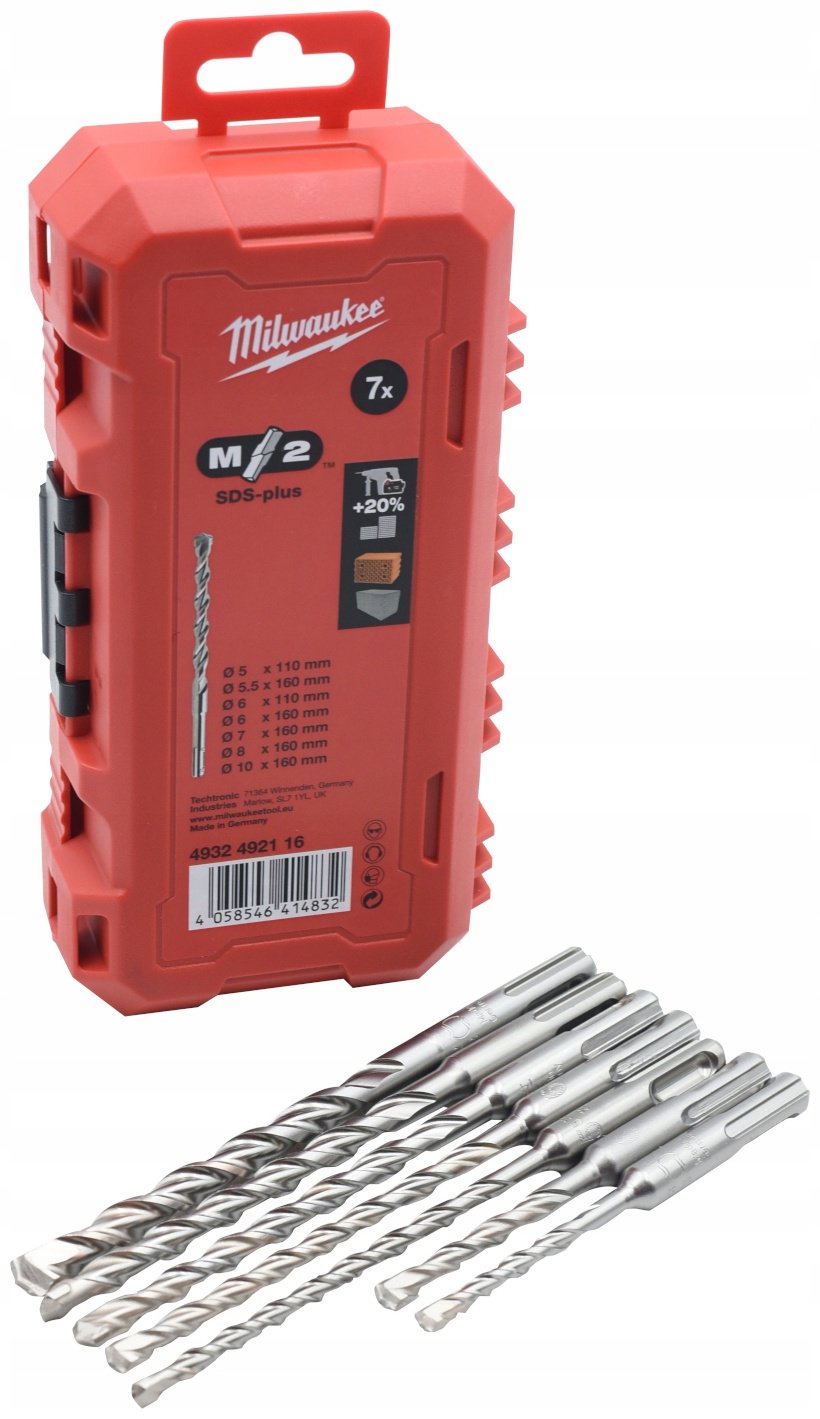 Milwaukee бур 4932492116 (SDS-plus, 5х110х160 мм) 7 шт
