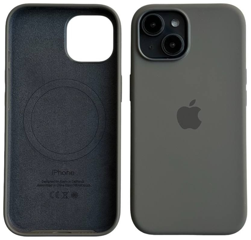 Чехол для Apple iPhone 15 серый - ForteMarket Чехол для Apple iPhone 15 серый купить,4999