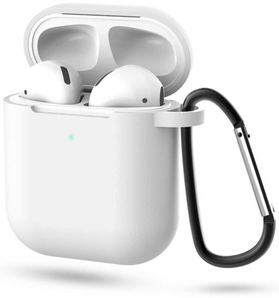 Чехол Silicone Case для Apple AirPods, AirPods 2 белый