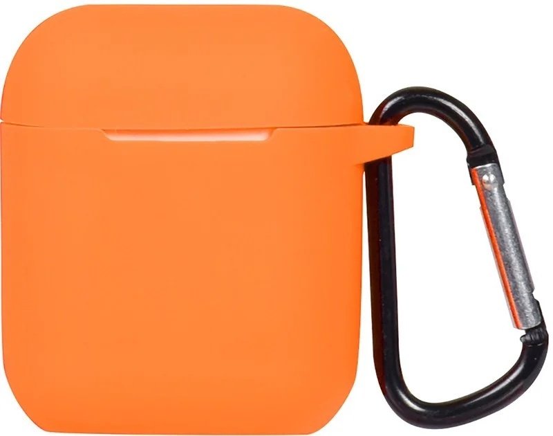 Чехол Silicone Case для Apple AirPods оранжевый