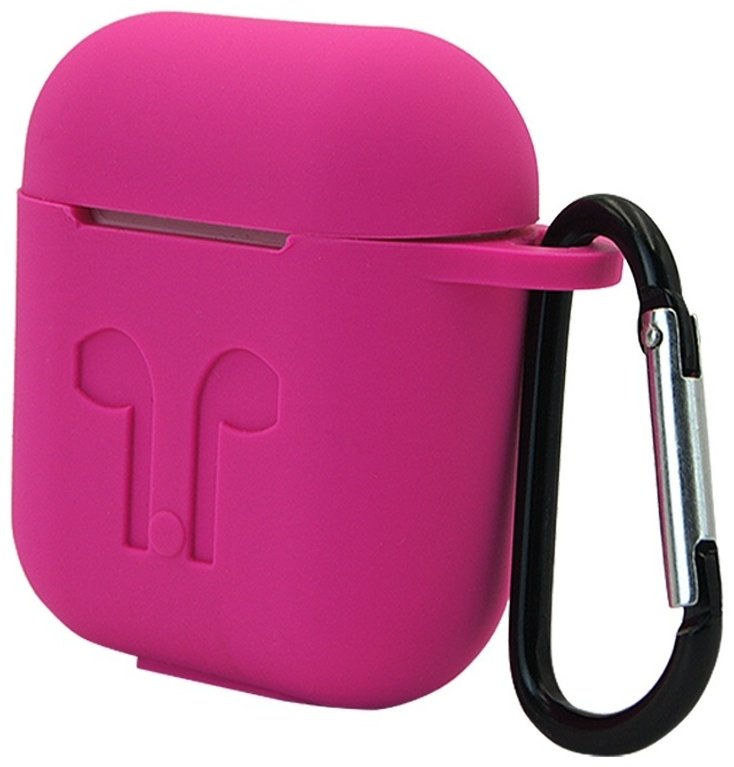Чехол Silicone Case для Apple AirPods розовый