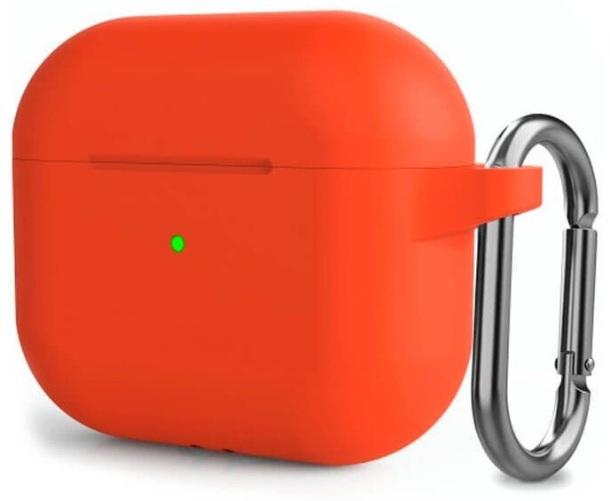 Чехол Silicone Case для Apple AirPods 3 оранжевый