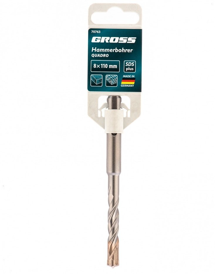 Gross бур 70763 (SDS-plus, 8х50х110 мм) 1 шт