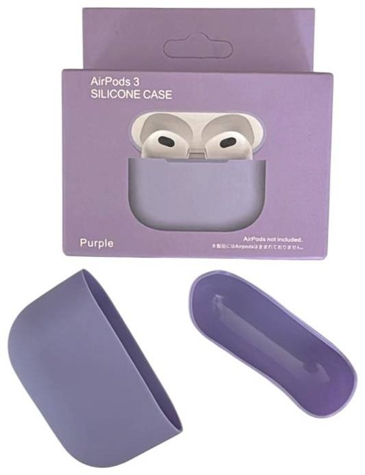 Чехол для Apple AirPods 3 сиреневый
